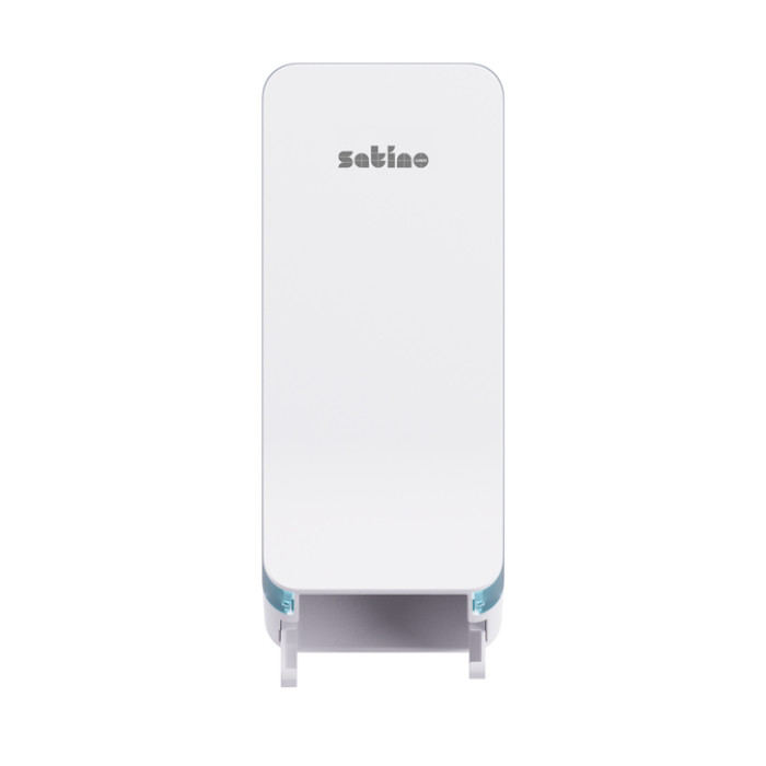 Toiletpapierdispenser Satino JT3 Hyginity systeemrol duo wit 333422