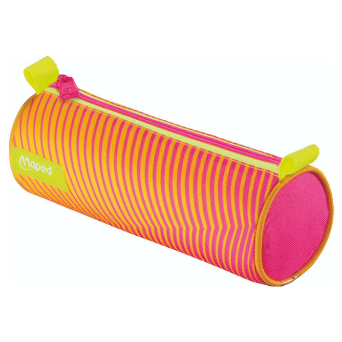 Etui Maped Neon rond oranje-roze