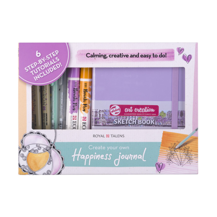 Happiness Journal Set Royal Talens 8-delig