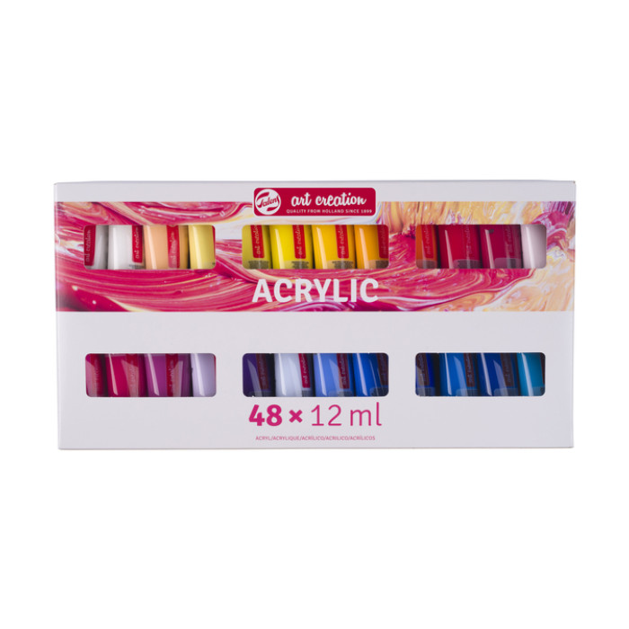 Acrylverf Talens Art Creation assorti 48 tubes à 12ml