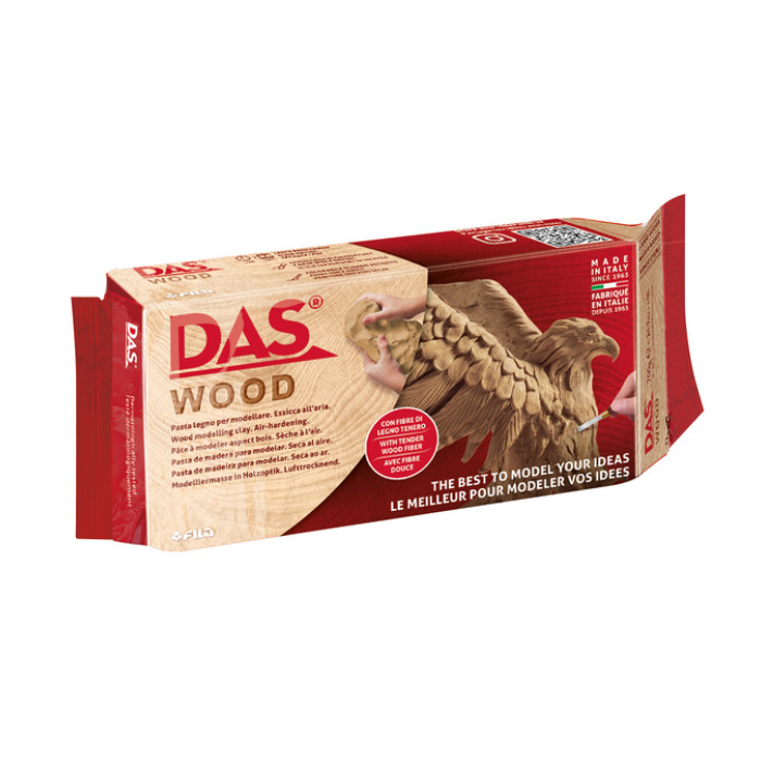 Boetseerklei DAS luchthardend 700 gram hout