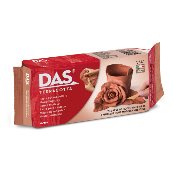 Boetseerklei DAS luchthardend 500 gram terracotta
