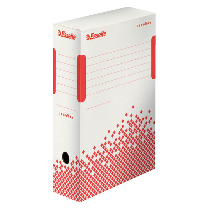 Archiefdoos Esselte Speedbox 100x250x350mm wit