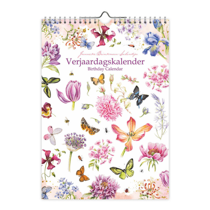 Verjaardagskalender Janneke Brinkman Voorjaar A4