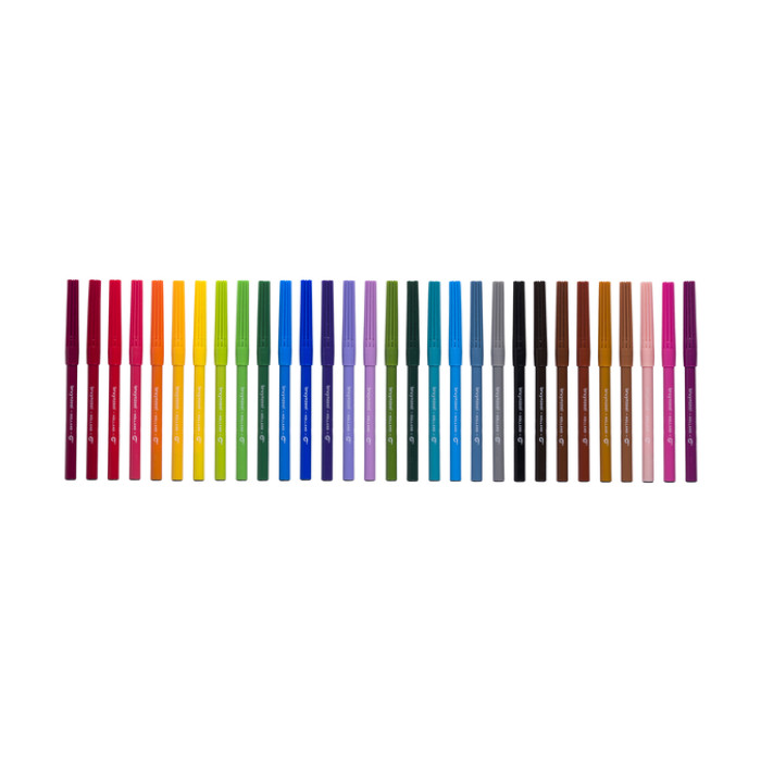 Viltstift Bruynzeel Kids assorti 30 stuks