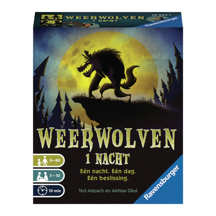 Kaartspel Weerwolven 1 nacht
