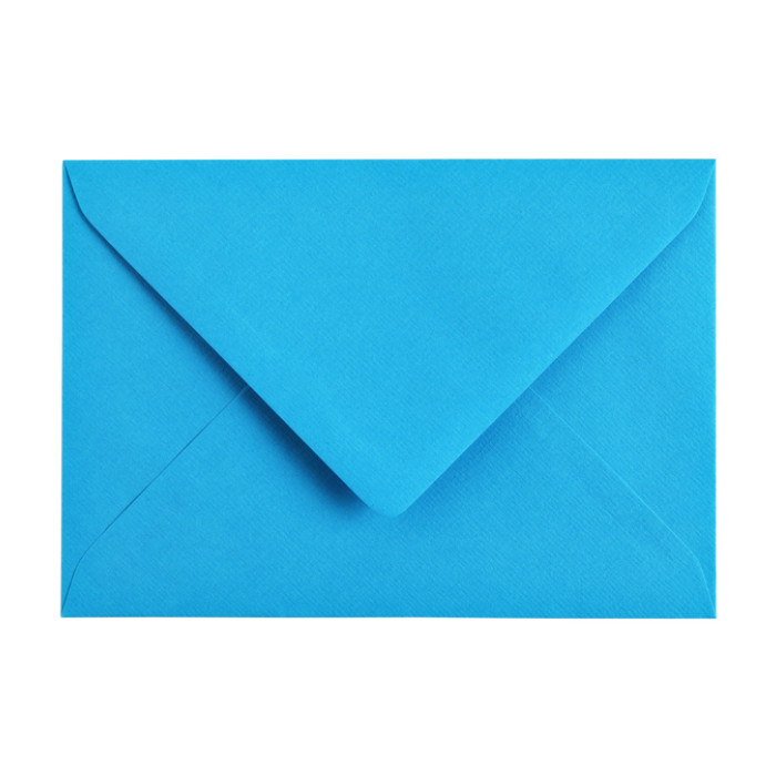 Envelop Papicolor C6 114x162mm hemelsblauw pak à 6 stuks