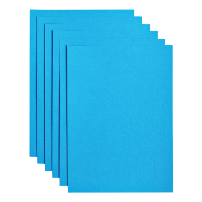 Kopieerpapier Papicolor A4 200gr 6 vel hemelsblauw