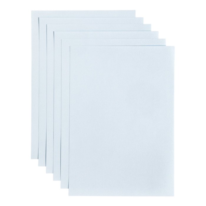 Kopieerpapier Papicolor A4 200gr 6 vel babyblauw
