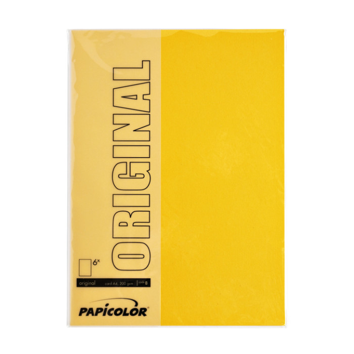 Kopieerpapier Papicolor A4 100gr 12 vel dottergeel