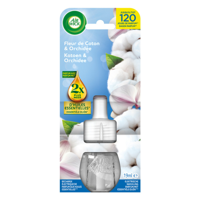 Luchtverfrisser AirWick Electrical Cotton flower refill 19ml