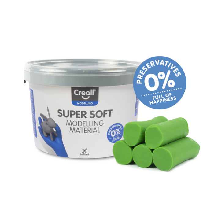 Klei Creall supersoft groen 1750gram