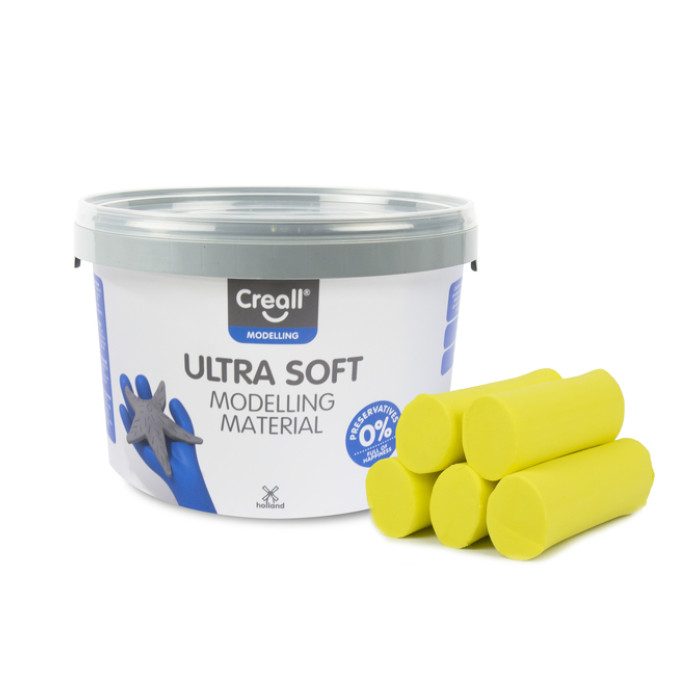 Klei Creall Play-it Ultra Soft helder geel 1100 gram