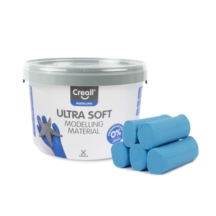 Klei Creall Play-it Ultra Soft helder blauw 1100 gram
