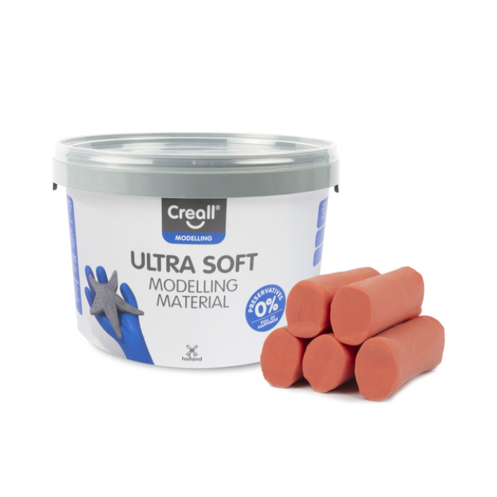 Klei Creall Play-it Ultra Soft helder rood 1100 gram