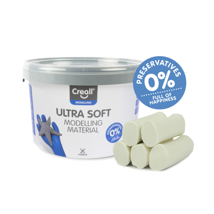 Klei Creall Play-it Ultra Soft helder wit 1100 gram