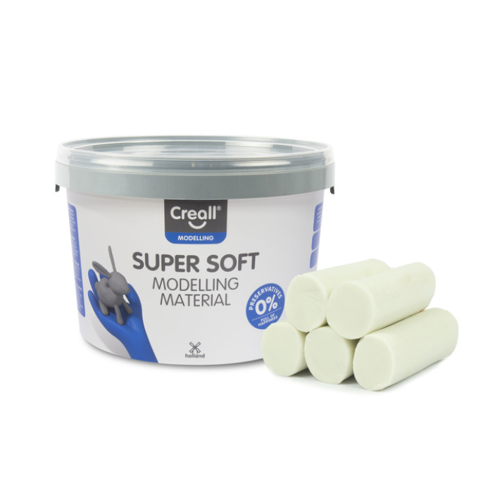 Klei Creall supersoft wit 1750gram