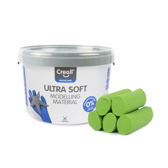 Klei Creall Play-it Ultra Soft helder groen 1100 gram