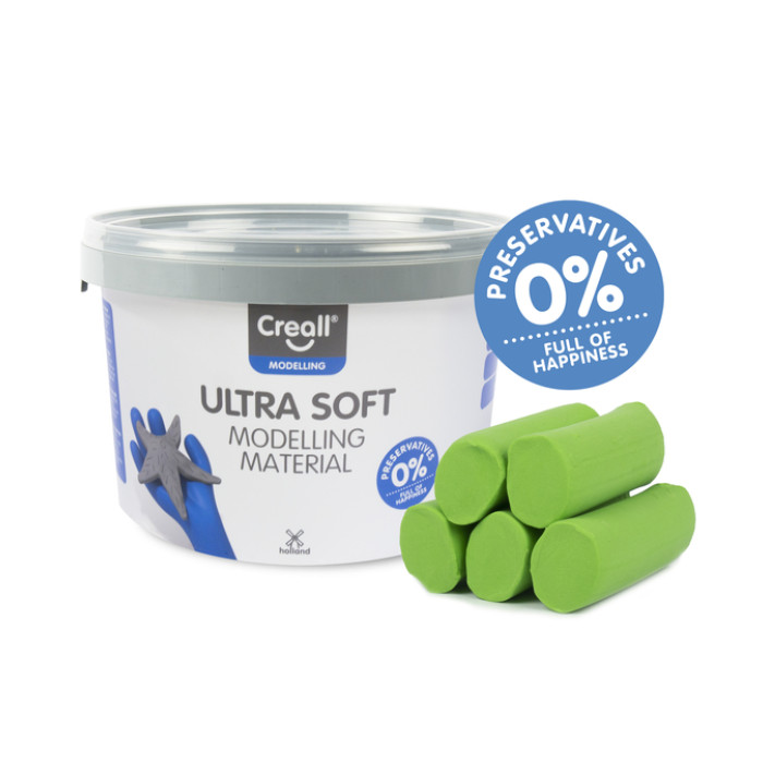 Klei Creall Play-it Ultra Soft helder groen 1100 gram