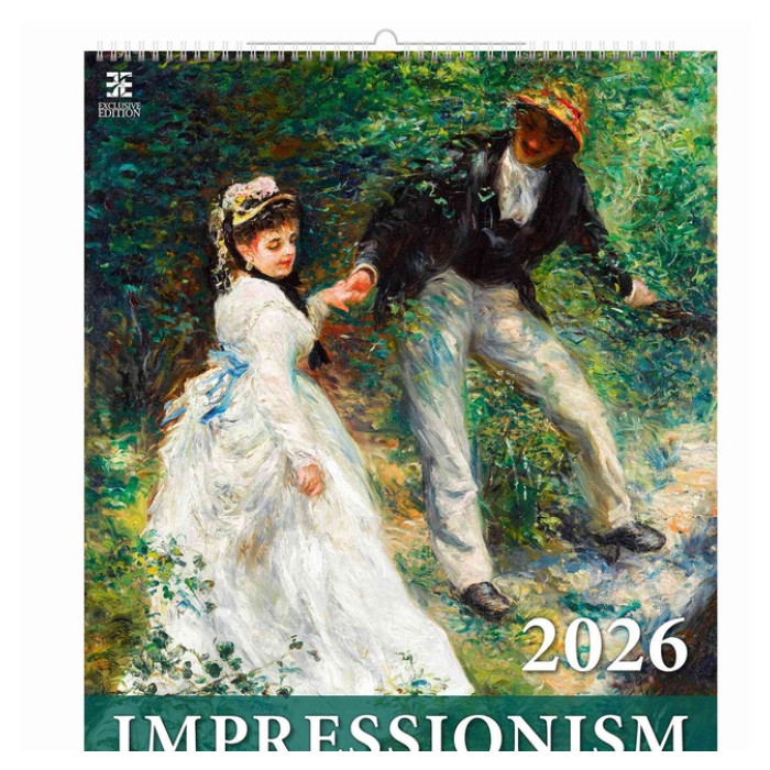 Kalender 2026 Helma 365 Grote Impressionistische Kunstkalender 520x450