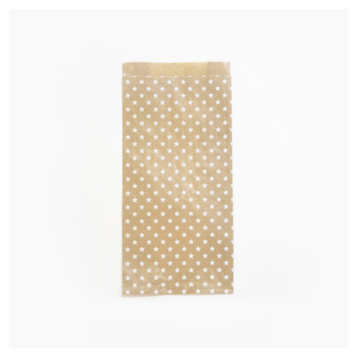 Cadeauzak Clairefontaine16x30x5cm kraft sterren 50 stuks