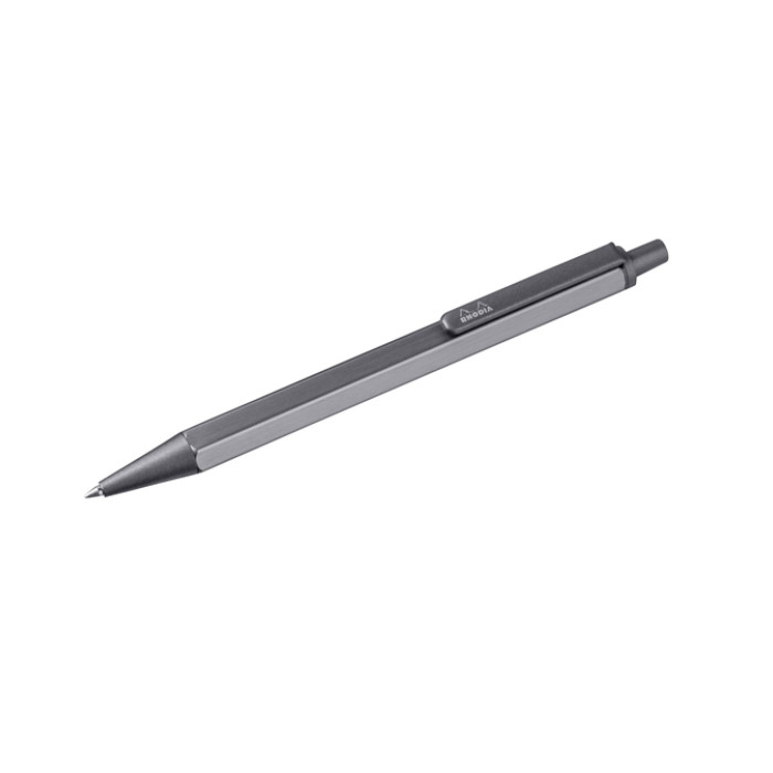 Balpen Rhodia scRipt medium titanium
