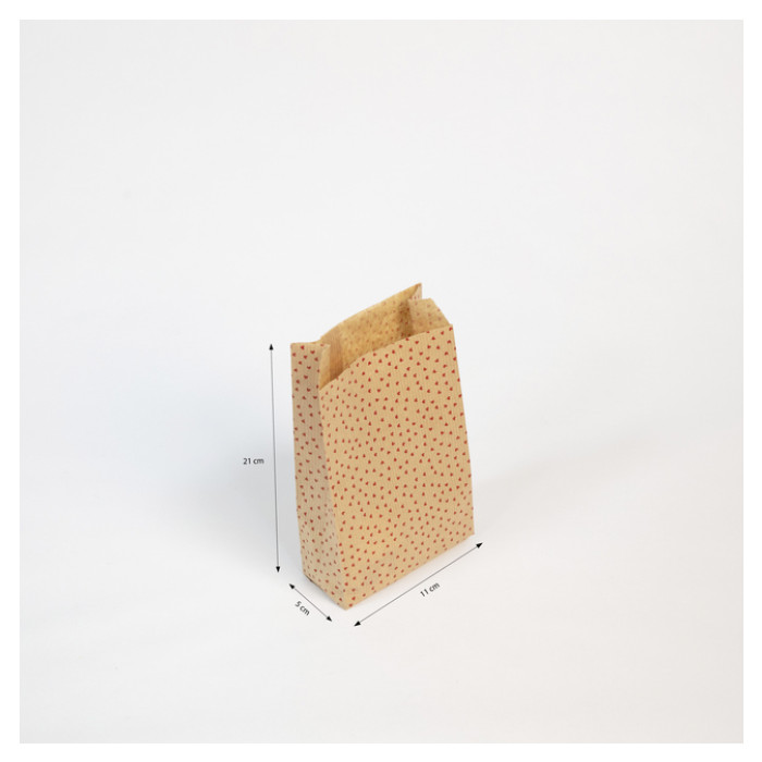 Cadeauzak Clairefontaine 12x24x4.5cm kraft harten 50 stuks