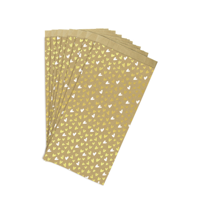 Cadeauzak Claierfontaine 16x30x5cm kraft harten 50 stuks