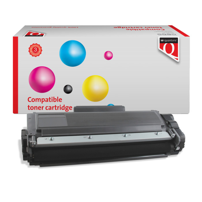 Toner Quantore alternatief tbv Brother TN-2320 zwart jumbo