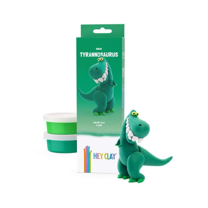 Klei Hey Clay dinos set à 3 delen