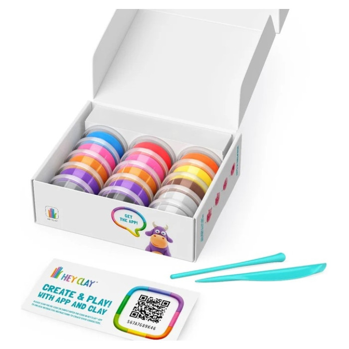 Klei Hey Clay dieren set à 15 delen