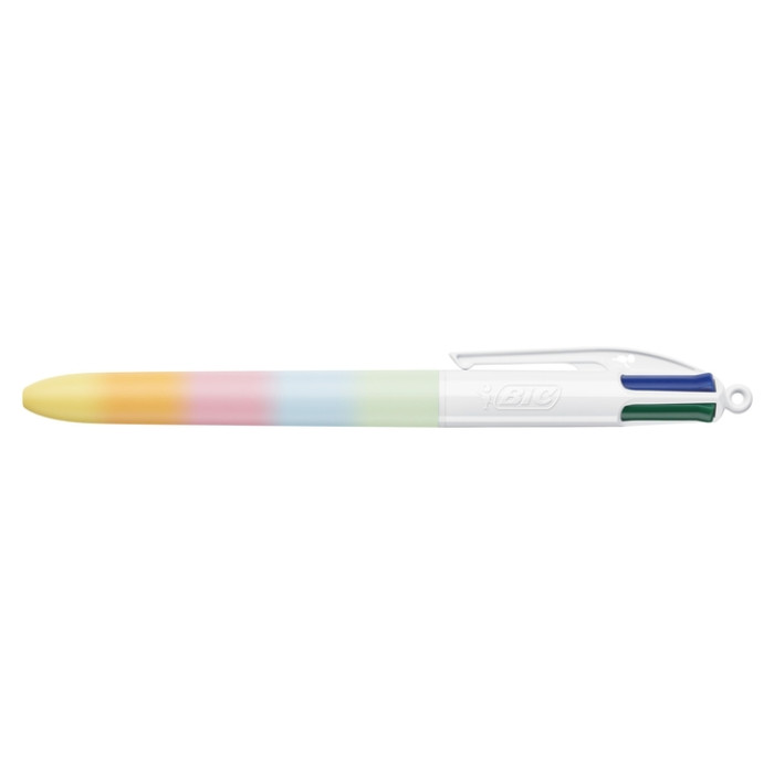 4-Kleuren balpen Bic regenboog medium assorti