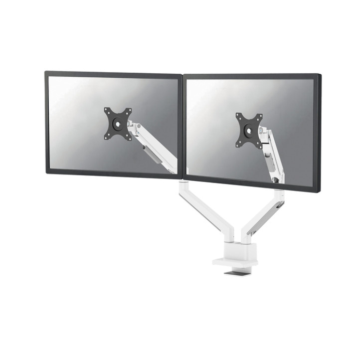 Monitorarm Neomounts NEXT Slim dual 17-32" wit