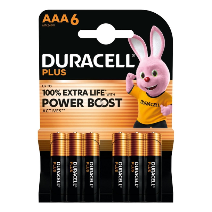 Batterij Duracell Plus Powerboost 6x AAA