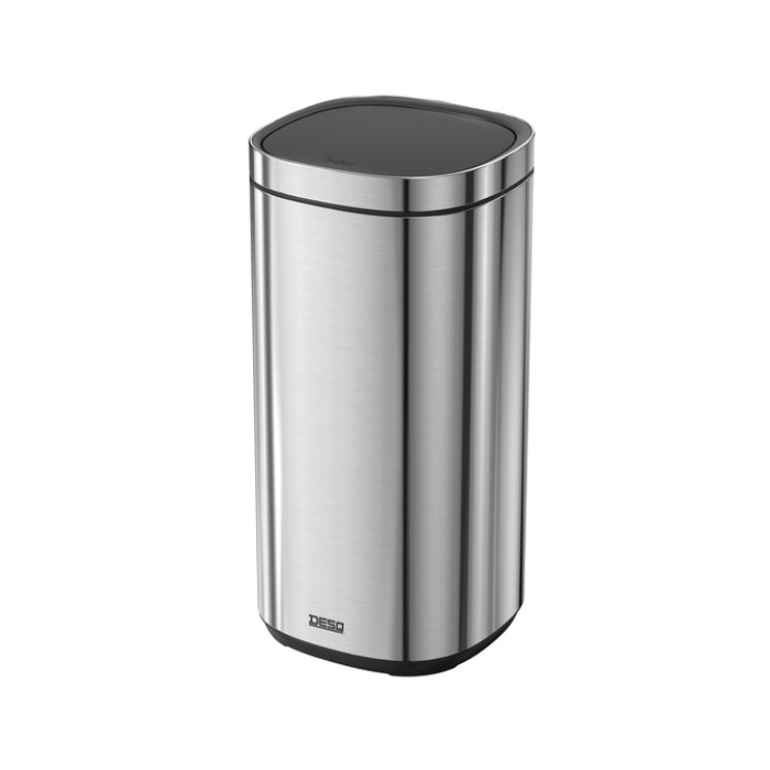 Afvalbak Desq Touch 30 liter RVS zilver