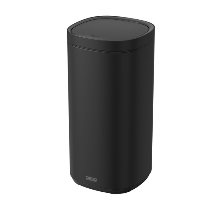 Afvalbak Desq Touch 30 liter RVS zwart