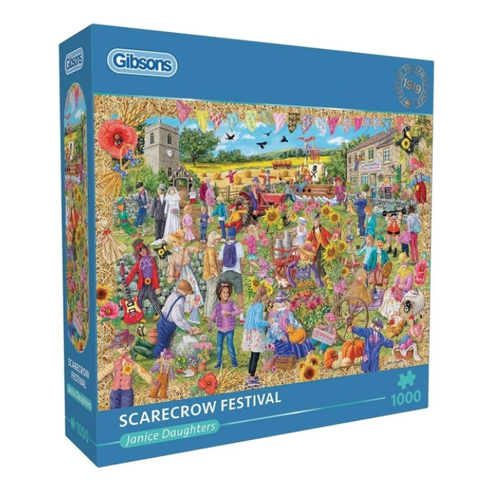 Puzzel Gibsons Scarecrow Festival 1000 stukjes