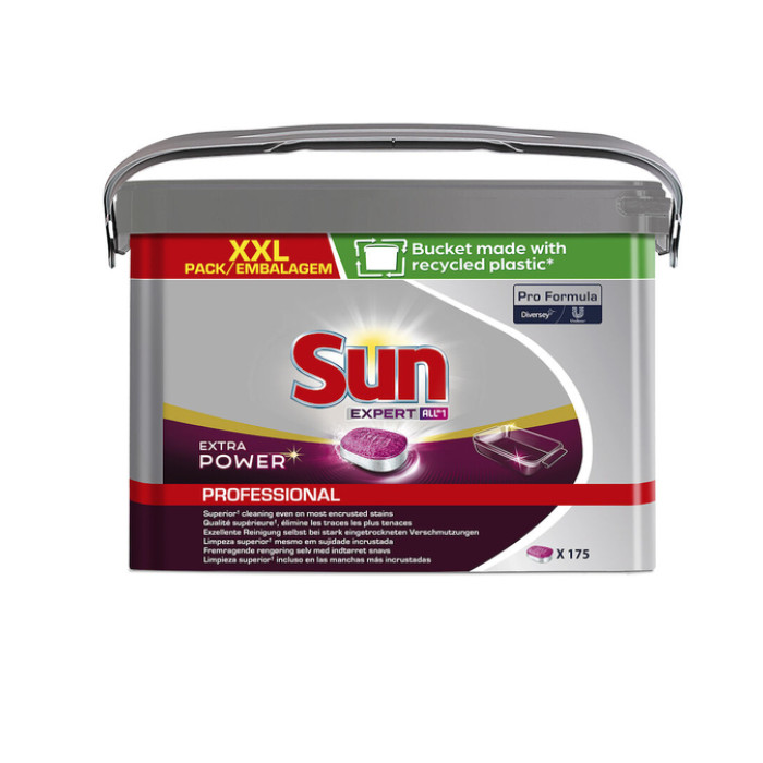 Vaatwastabletten Sun Pro Formula All-in-one extra power 175 stuks