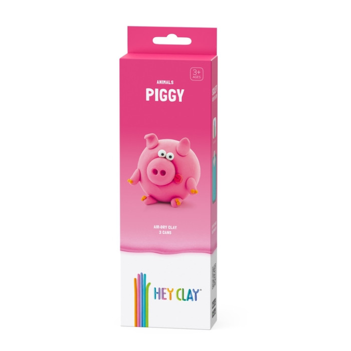 Klei Hey Clay Piggy 3 potjes