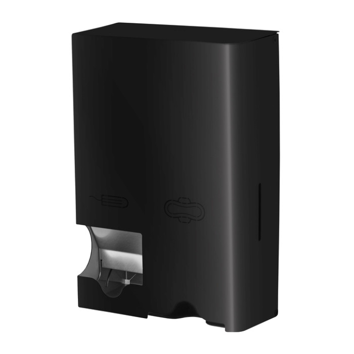 Dameshygiënedispenser MediQo-line klein RVS zwart
