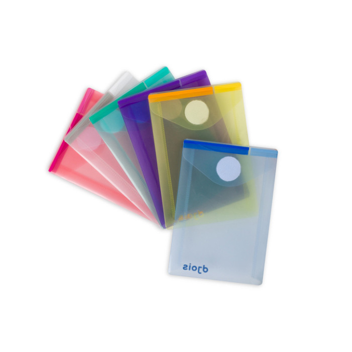 Enveloptas Djois Color Collection A7 verticaal assorti