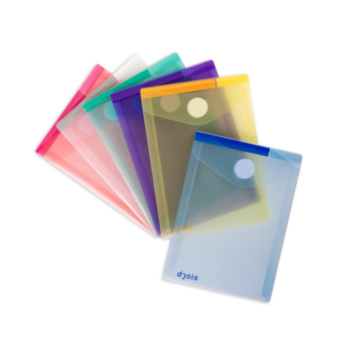 Enveloptas Djois Color Collection A6 verticaal assorti