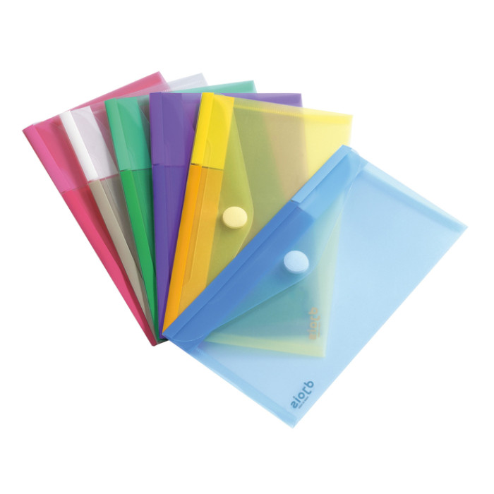 Enveloptas Djois Color Collection horizontaal 250x135mm assorti