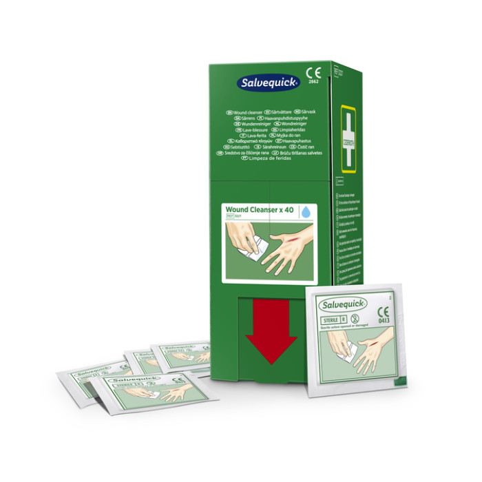 Wondreinigingsdoekjes Salvequick 40 stuks