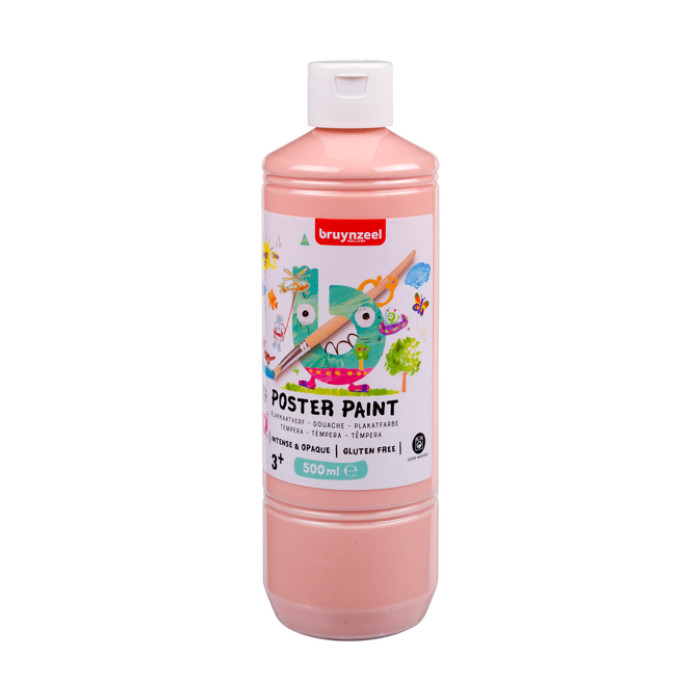 Plakkaatverf Bruynzeel beige roze fles à 500ml