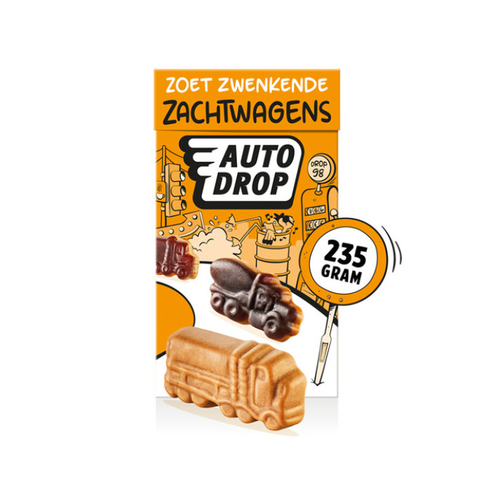 Autodrop zachte wagens pak 235gr