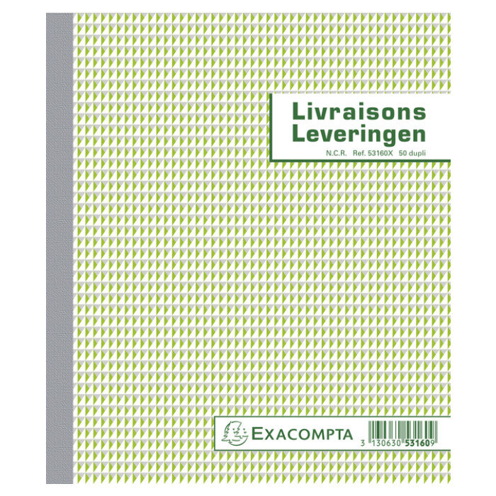 Leveringenboek Exacompta Manifold dupli 50vel Nl Fr