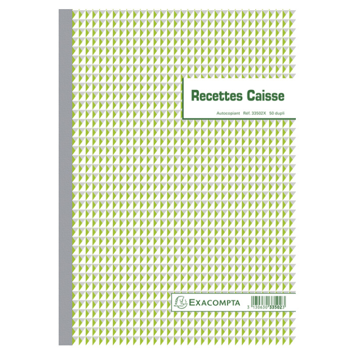 Ontvangstboek Exacompta Manifold ontvangsten dupli 50vel Frans