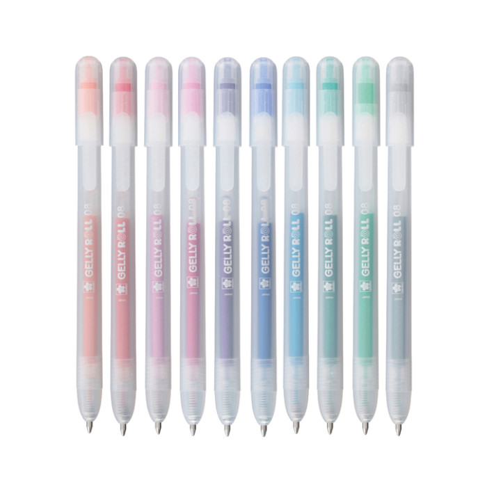 Gelschrijver Sakura Gelly Roll Stardust 08 klikfunctie assorti 10st