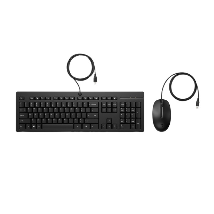 Toetsenbord + muis HP 225 bedraad QWERTY